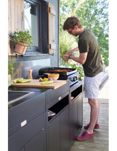 CUISINE 3 ELEMENTS NOIR LE MARQUIER