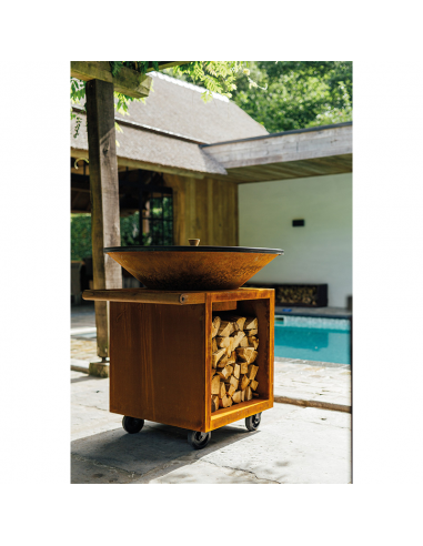 BRASERO OFYR CLASSIC STORAGE CORTEN...