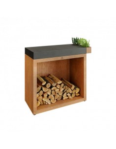 RANGEMENT BOIS OFYR CORTEN...