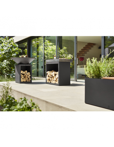 RANGEMENT BOIS OFYR BLACK AVEC PLAN...