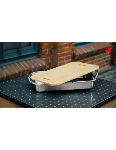 PLAT A ROTIR ET PLANCHE A DECOUPER GRILL+ CHAR-BROIL