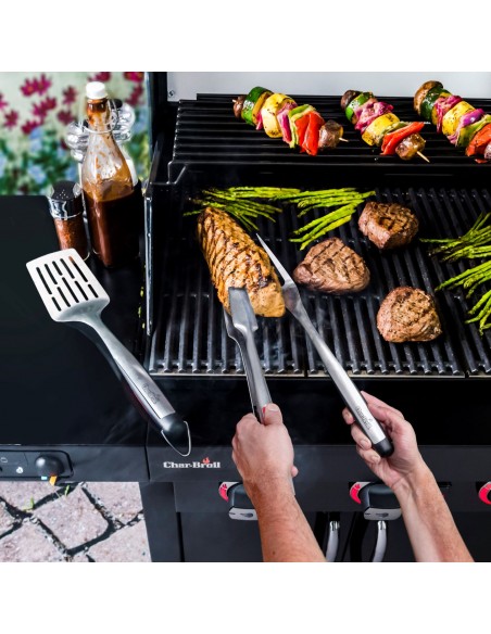SET 3 USTENSILES COMFORT GRIP CHAR-BROIL