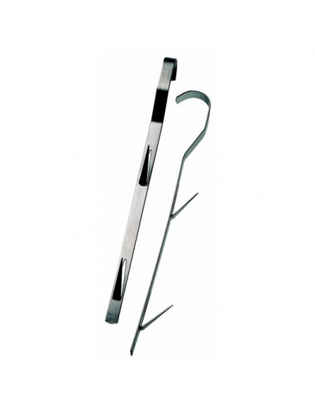 CROCHETS INOX LONG POUR FUMOIR PEETZ
