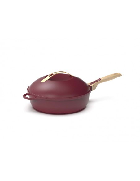 LA FABULEUSE POELE A TOUT FAIRE 8 EN 1 COOKUT ROUGE