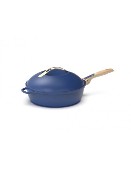 LA FABULEUSE POELE A TOUT FAIRE 8 EN 1 COOKUT BLEU