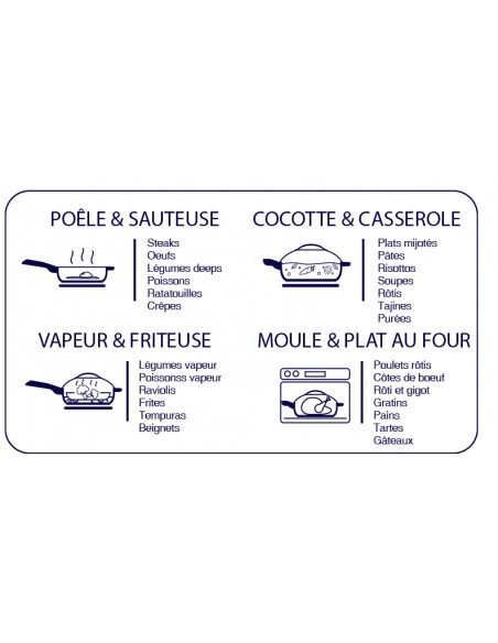 LA FABULEUSE POELE A TOUT FAIRE 8 EN 1 COOKUT BLEU