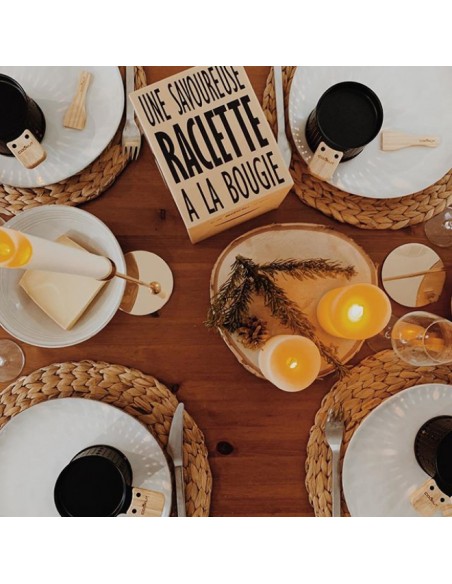 SET DE 4 RACLETTES A LA BOUGIE COOKUT