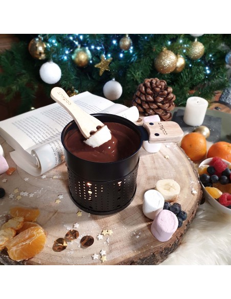 SET A FONDUE AU CHOCOLAT A LA BOUGIE COOKUT POUR 4/6 PERSONNES