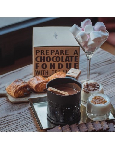 SET A FONDUE AU CHOCOLAT A LA BOUGIE...