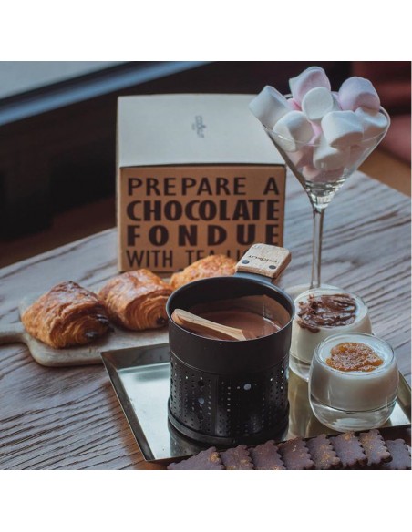 SET A FONDUE AU CHOCOLAT A LA BOUGIE COOKUT POUR 4/6 PERSONNES
