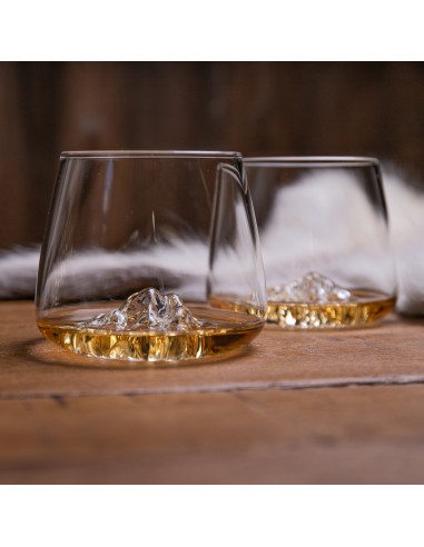SET 2 VERRES TOPOGRAPHIC EVEREST &...