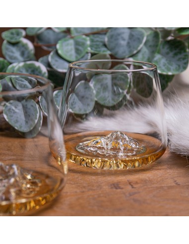 SET 2 VERRES TOPOGRAPHIC EVEREST &...