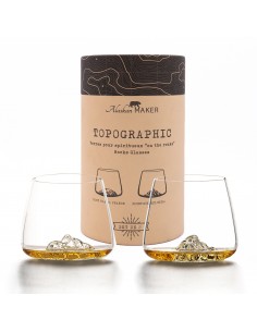 SET 2 VERRES TOPOGRAPHIC...