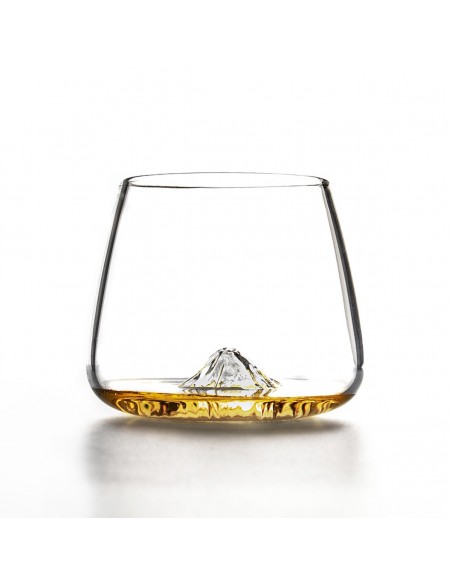 SET 2 VERRES TOPOGRAPHIC FUJI & DENALI - ALASKAN MAKER