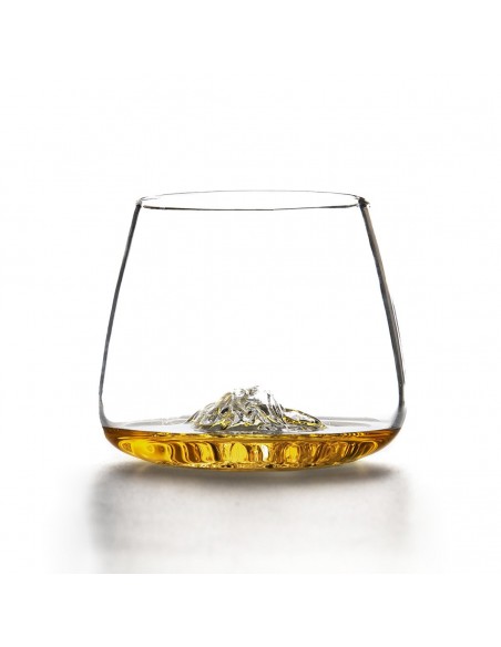 SET 2 VERRES TOPOGRAPHIC FUJI & DENALI - ALASKAN MAKER