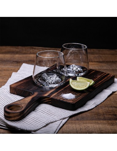 SET 2 VERRES TOPOGRAPHIC GRAND CANYON...