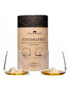 SET 2 VERRES TOPOGRAPHIC...