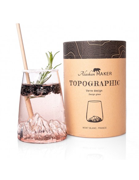 VERRE DESIGN TOPOGRAPHIC MONT BLANC ALASKAN MAKER