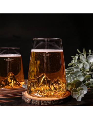 VERRE DESIGN TOPOGRAPHIC MONT BLANC...