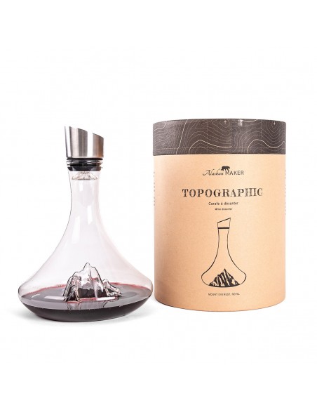 CARAFE A VIN TOPOGRAPHIC MONT EVEREST ALASKAN MAKER