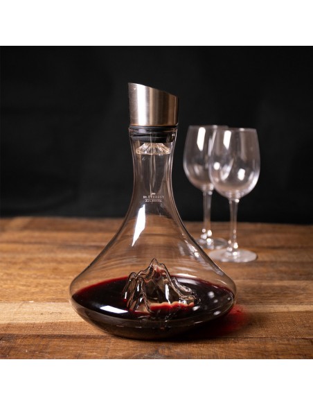 CARAFE A VIN TOPOGRAPHIC MONT EVEREST ALASKAN MAKER