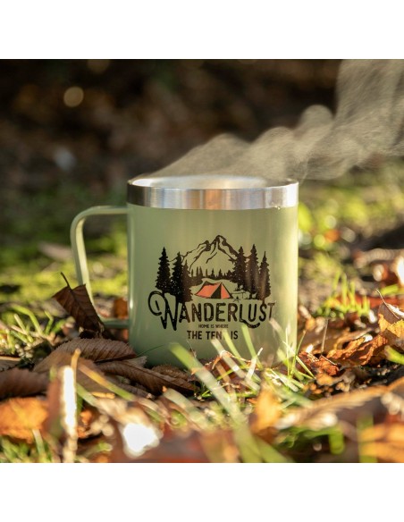 MUG BEAVER VERT FORET ALASKAN MAKER