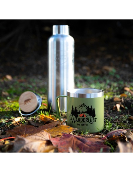 MUG BEAVER VERT FORET ALASKAN MAKER