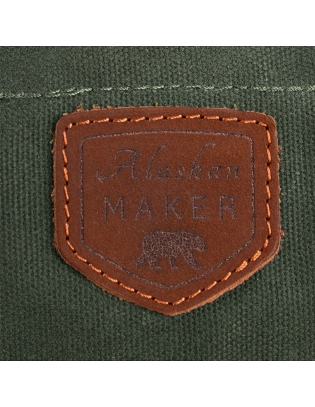 SAC &Agrave; BUCHES CRAFTWOOD VERT ANGLAIS ALASKAN MAKER