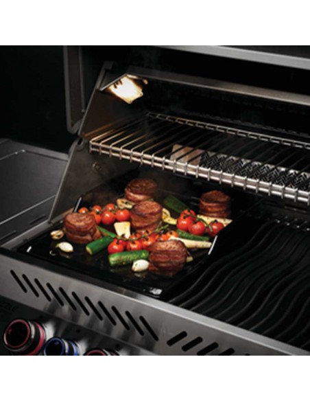 PLANCHA FONTE EMAILLEE AVEC REBORDS POUR BARBECUE GAZ NAPOLEON