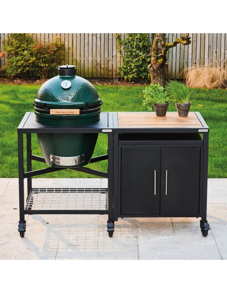 PACK BIG GREEN EGG L + TABLE MODULAIRE + PLACARD