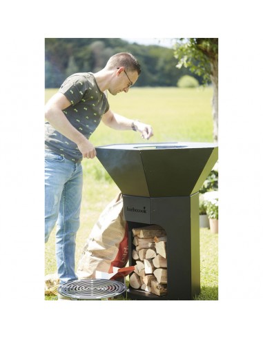 BRASERO PLANCHA NESTOR NOIR - BARBECOOK