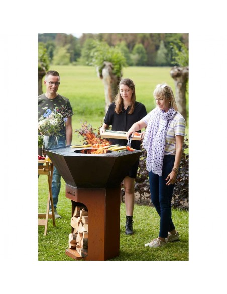 BRASERO PLANCHA NESTOR NOIR - BARBECOOK