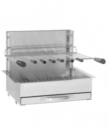 BARBECUE CHARBON ENCASTRABLE INOX...