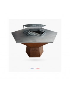 PIED BAS SEUL CORTEN POUR...