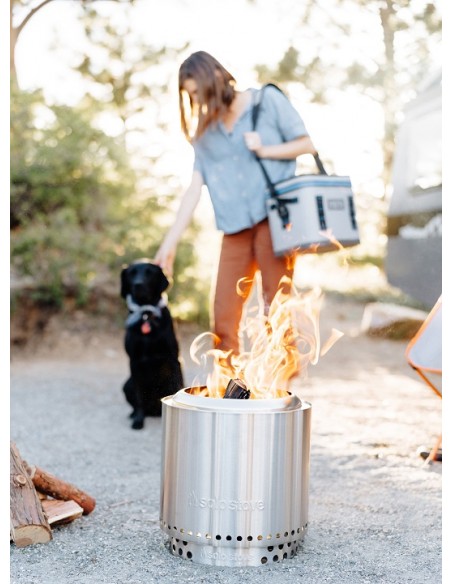 BRASERO RANGER INOX &Oslash;38cm AVEC SUPPORT - SOLO STOVE