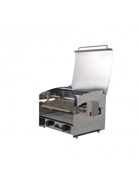 BARBECUE GAZ CUISSON VERTICALE 2 BRULEURS GLM