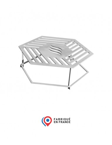 GRILLE PLINTHE POUR BRASERO HEXAGONE 85