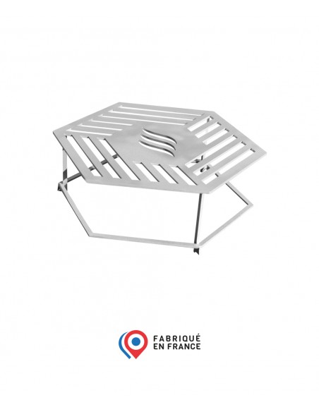 GRILLE PLINTHE POUR BRASERO HEXAGONE 85