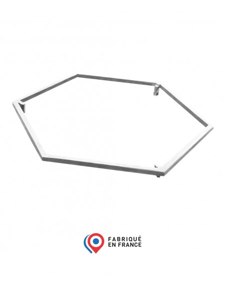 PLINTHE INOX POUR BRASERO GRAND BANQUET 150 HEXAGONE