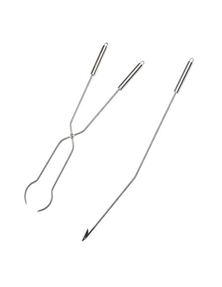 SET PINCE A BOIS ET TISONNIER XXL POUR BRASERO - SOLO STOVE