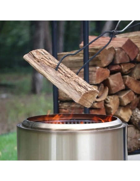 SET PINCE A BOIS ET TISONNIER XXL POUR BRASERO - SOLO STOVE