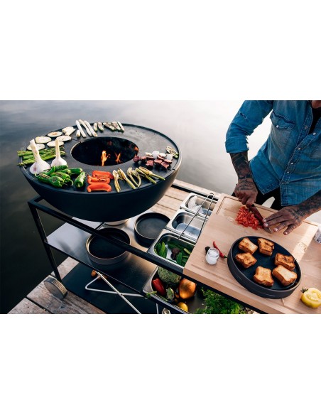 FIRE KITCHEN AVEC BOWL 70 ET PLANCHAS - HOFATS