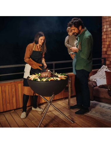 BRASERO BOWL 70 AVEC 2 DEMI PLANCHAS...