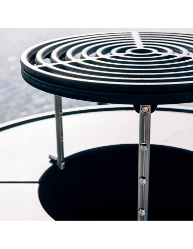 SUPPORT ET GRILLE EN FONTE POUR BOWL...
