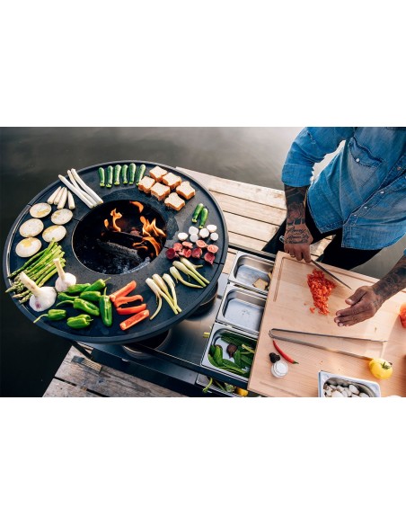 SET 5 BACS GASTRO INOX POUR FIRE KITCHEN - HOFATS