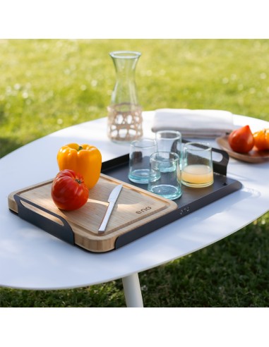 PLATEAU DE SERVICE AVEC PLANCHE A...