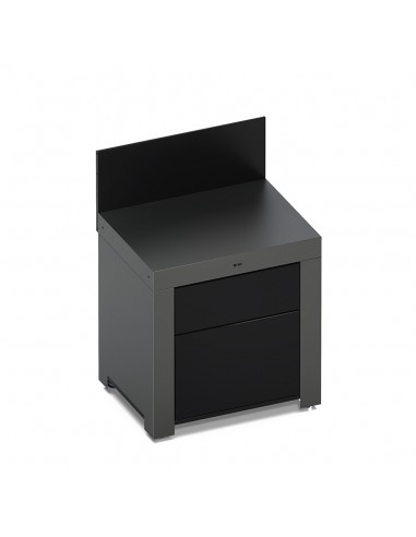 MODULE DE CUISINE GRIS CARGO AVEC...