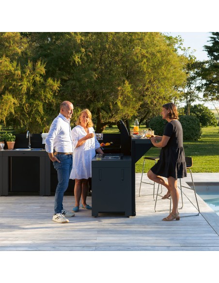 ENSEMBLE CUISINE ENO GRIS CARGO "DELUXE" 6 MODULES