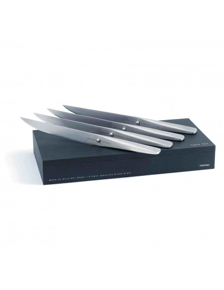 COFFRET 4 COUTEAUX A STEAK 12,5 CM TYPE 301 PORSCHE