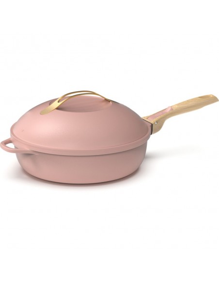 LA FABULEUSE POELE A TOUT FAIRE 8 EN 1 28CM ROSE COOKUT